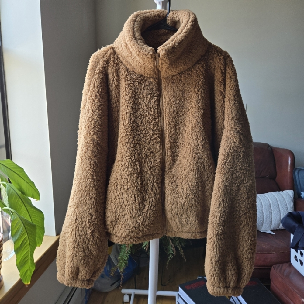 NWT SO Cozy Sherpa Jacket